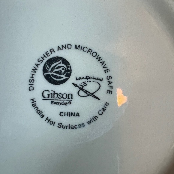 Gibson Hand Painted Soup Bowl - Picture 3 of 3